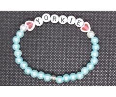 🩵 YORKIE Bracelet | Yorkshire Terrier Bracelet | Handmade Dog Breed Gift